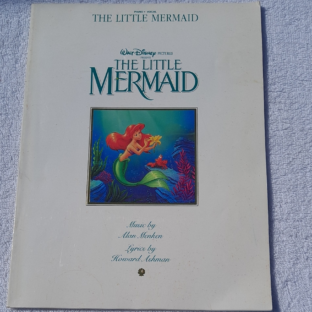 Disney The Little Mermaid Music Book - White and Blue